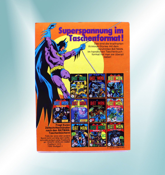 DC Comics Batman Comic Taschenbuch Nr. 41 (1988) – Das große Finale der Ehapa-Reihe